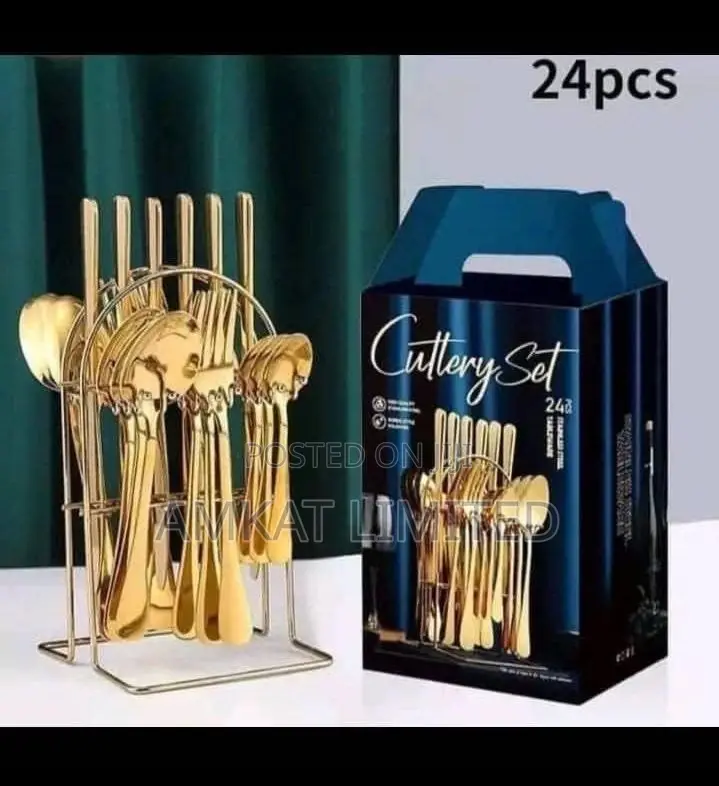 24 Pieces Cutlery Set