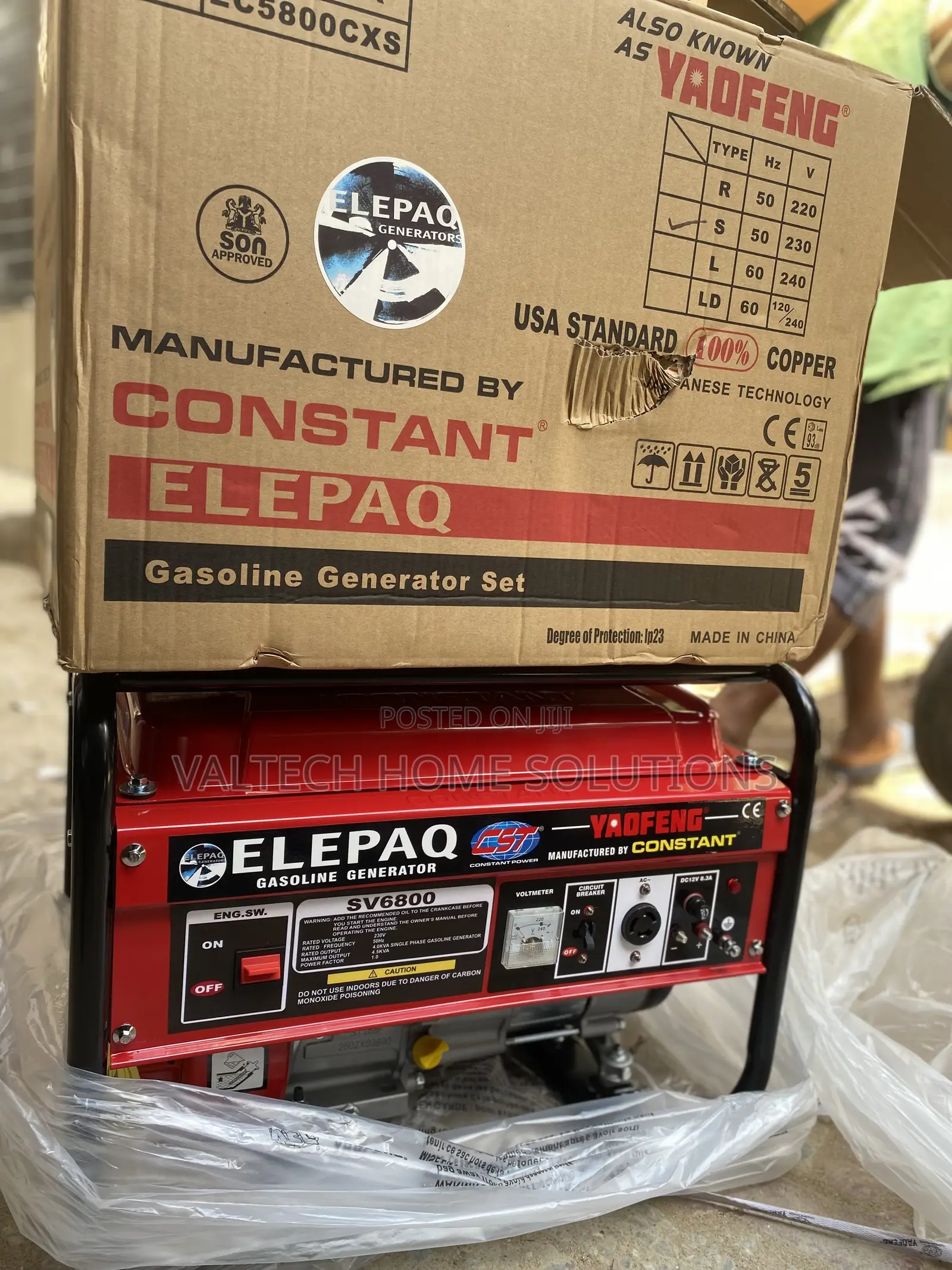 4.5KVA ELEPAQ Generator – Reliable Power Supply