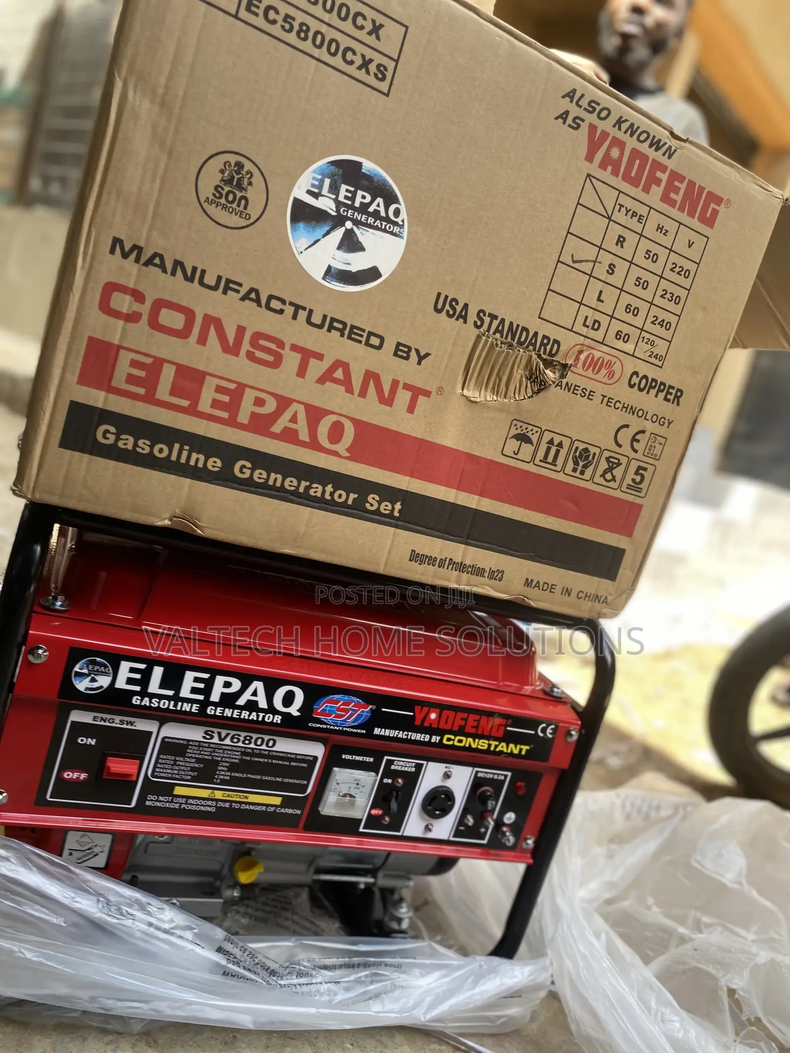 4.5KVA ELEPAQ Generator – Reliable Power Supply