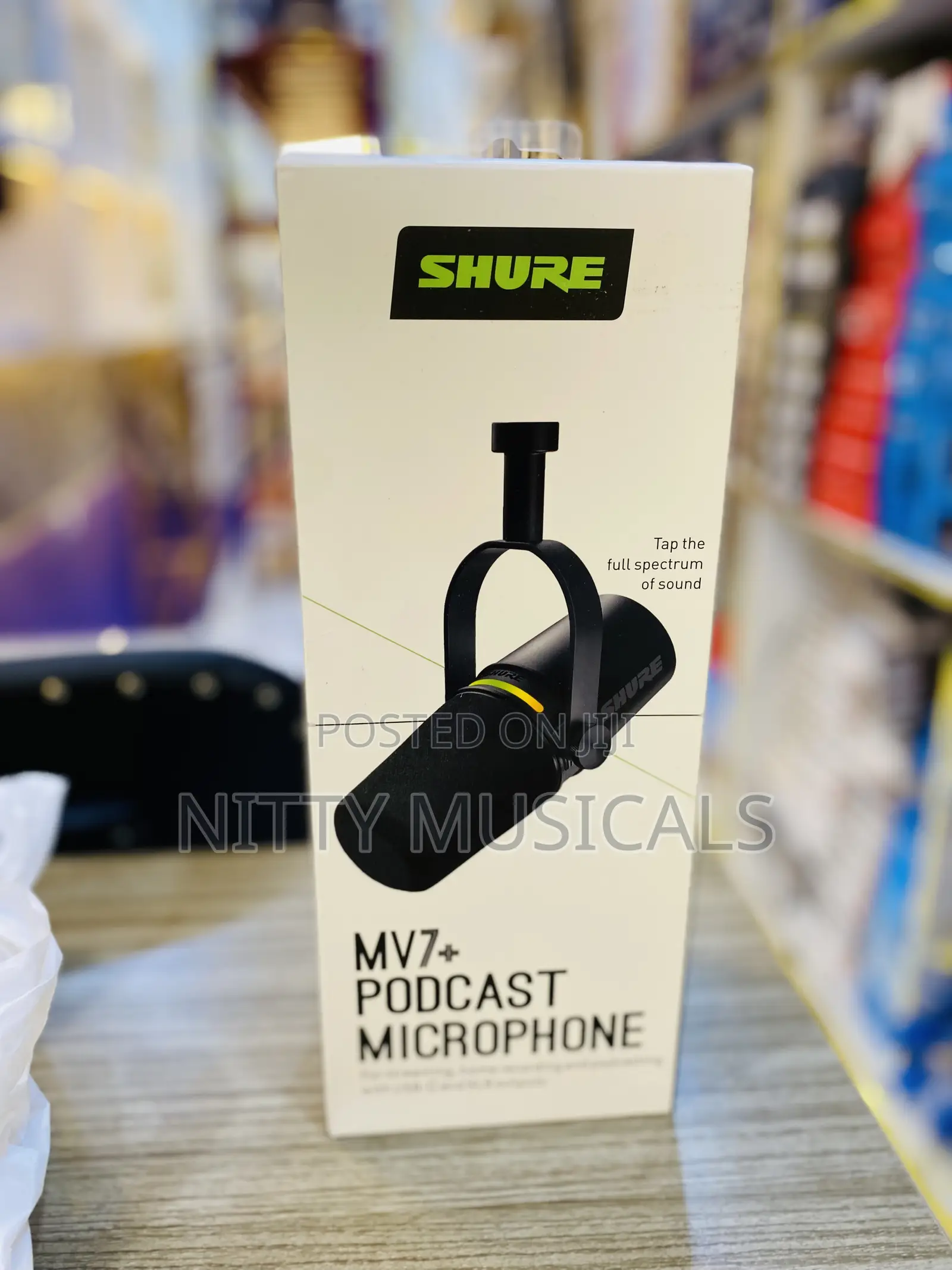 Shure MV7+ Podcast Microphone