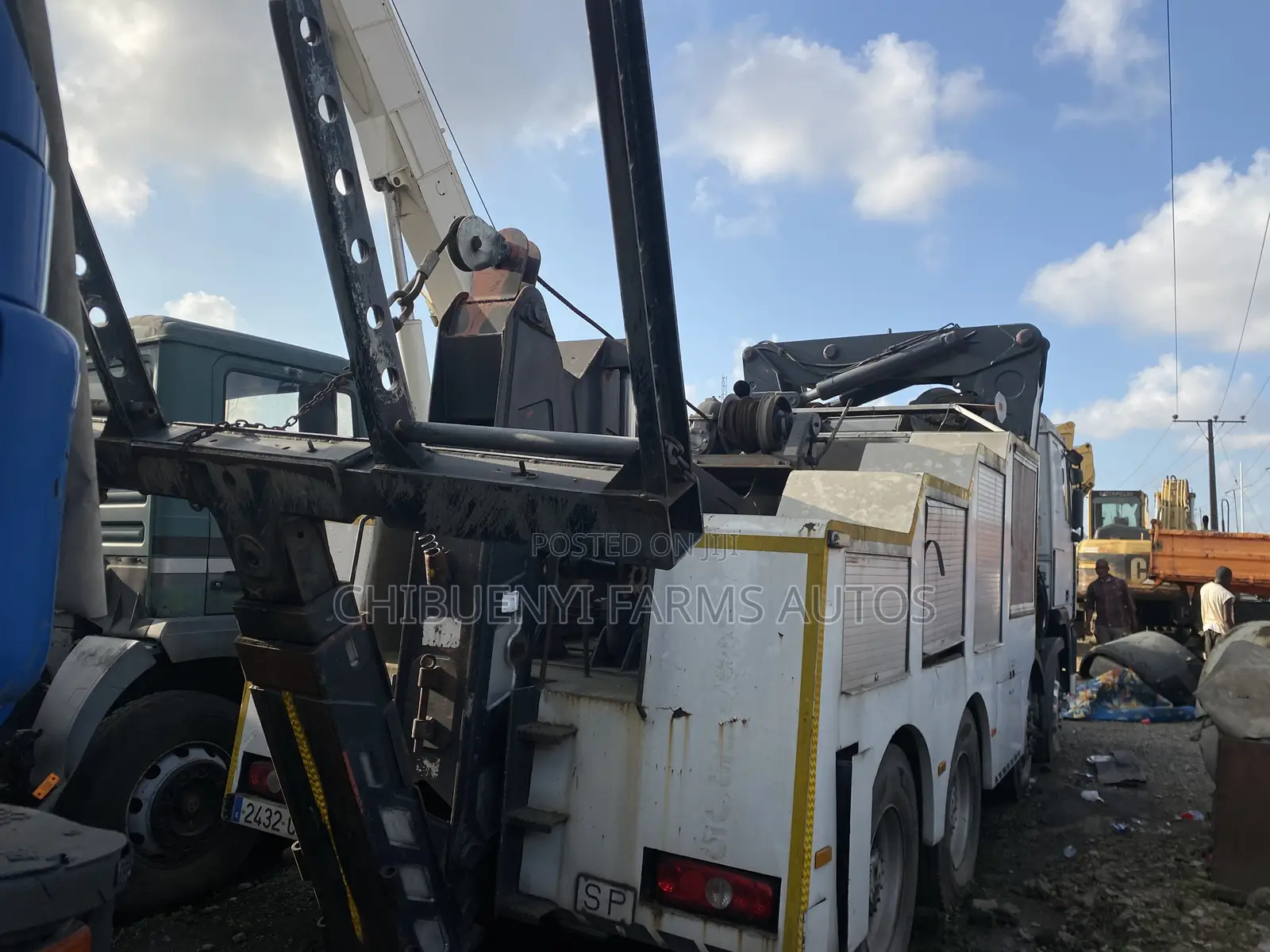 DAF-95 Towing Wrecker + 25tons Hyiab