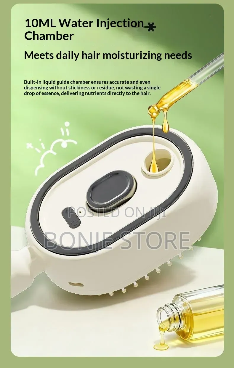 3in1 Electric Air Spray Massage Comb