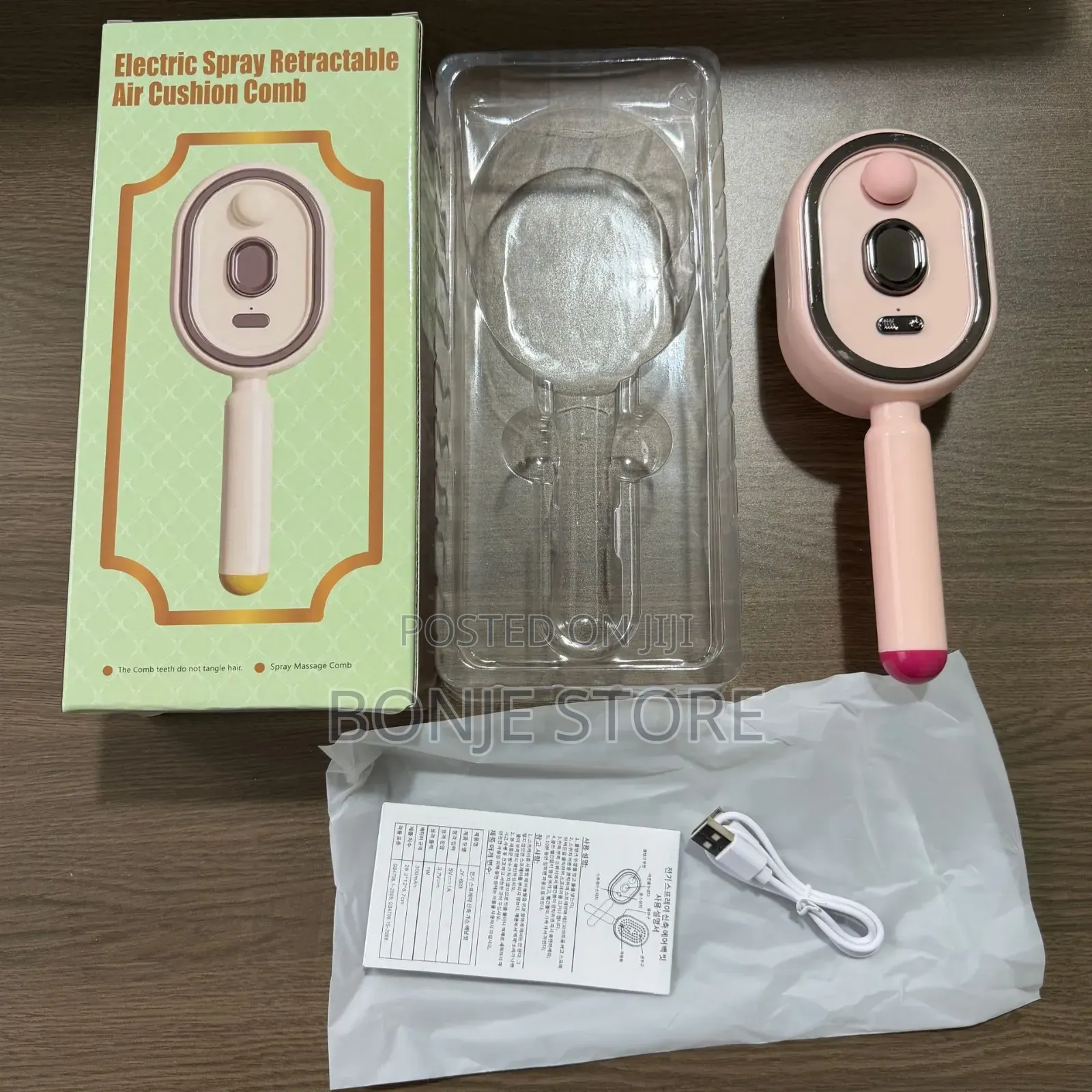 3in1 Electric Air Spray Massage Comb