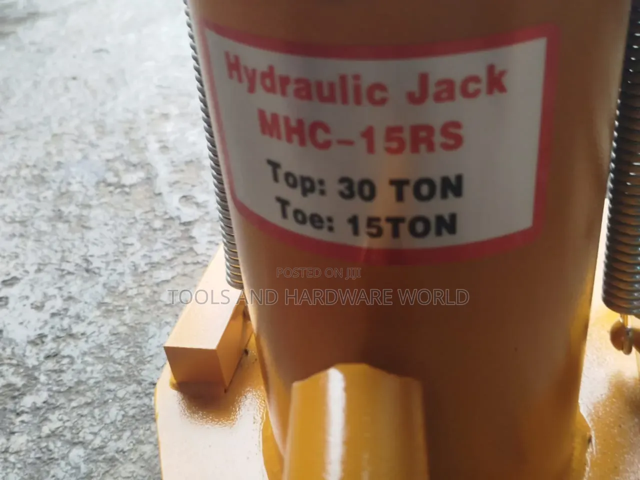 30to. Hydraulic Toe Jack