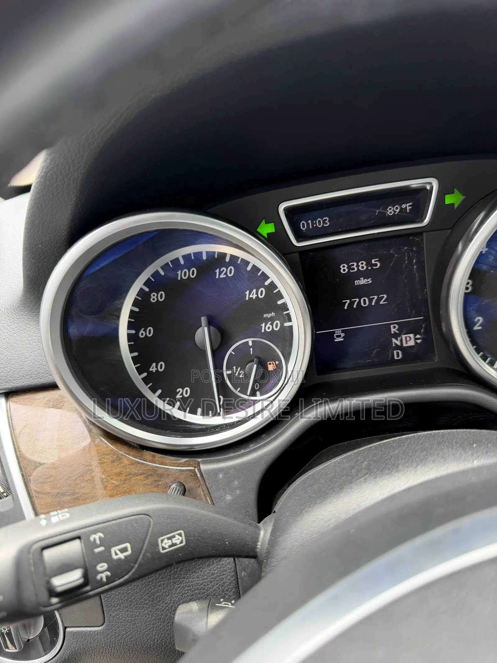 Mercedes-Benz M Class ML 350 4Matic 2012 Black