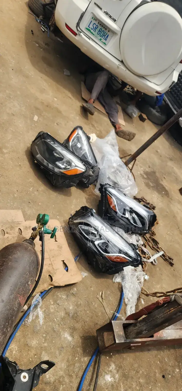 Glc300 2017 Headlight Upgrade to an Led Intelligence Light