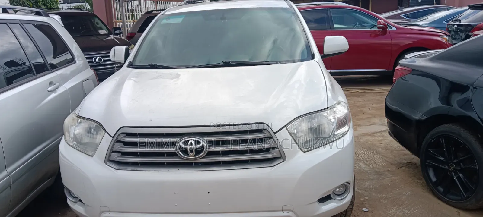 Toyota Highlander Sport 4x4 2009 White