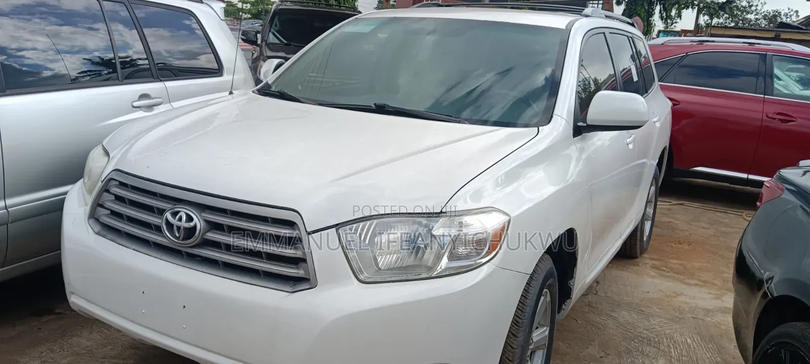 Toyota Highlander Sport 4x4 2009 White