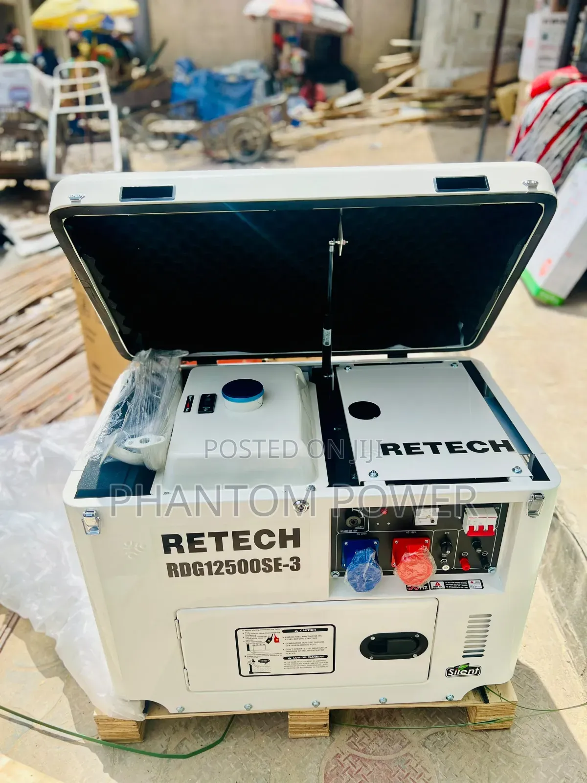RETECH 10/10.5kva 3 Phase Diesel Soundproof Generator [Made in Korea]