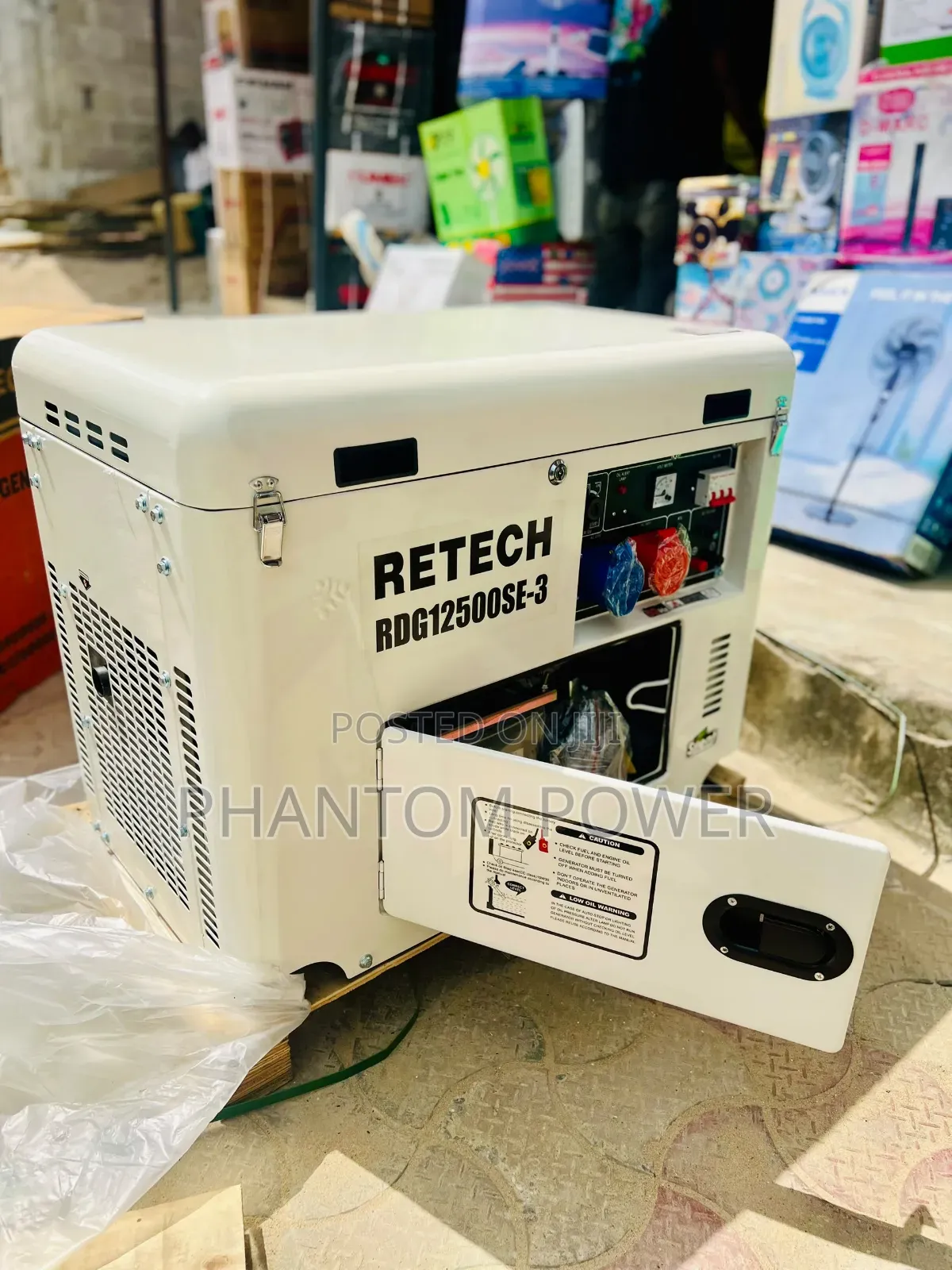 RETECH 10/10.5kva 3 Phase Diesel Soundproof Generator [Made in Korea]