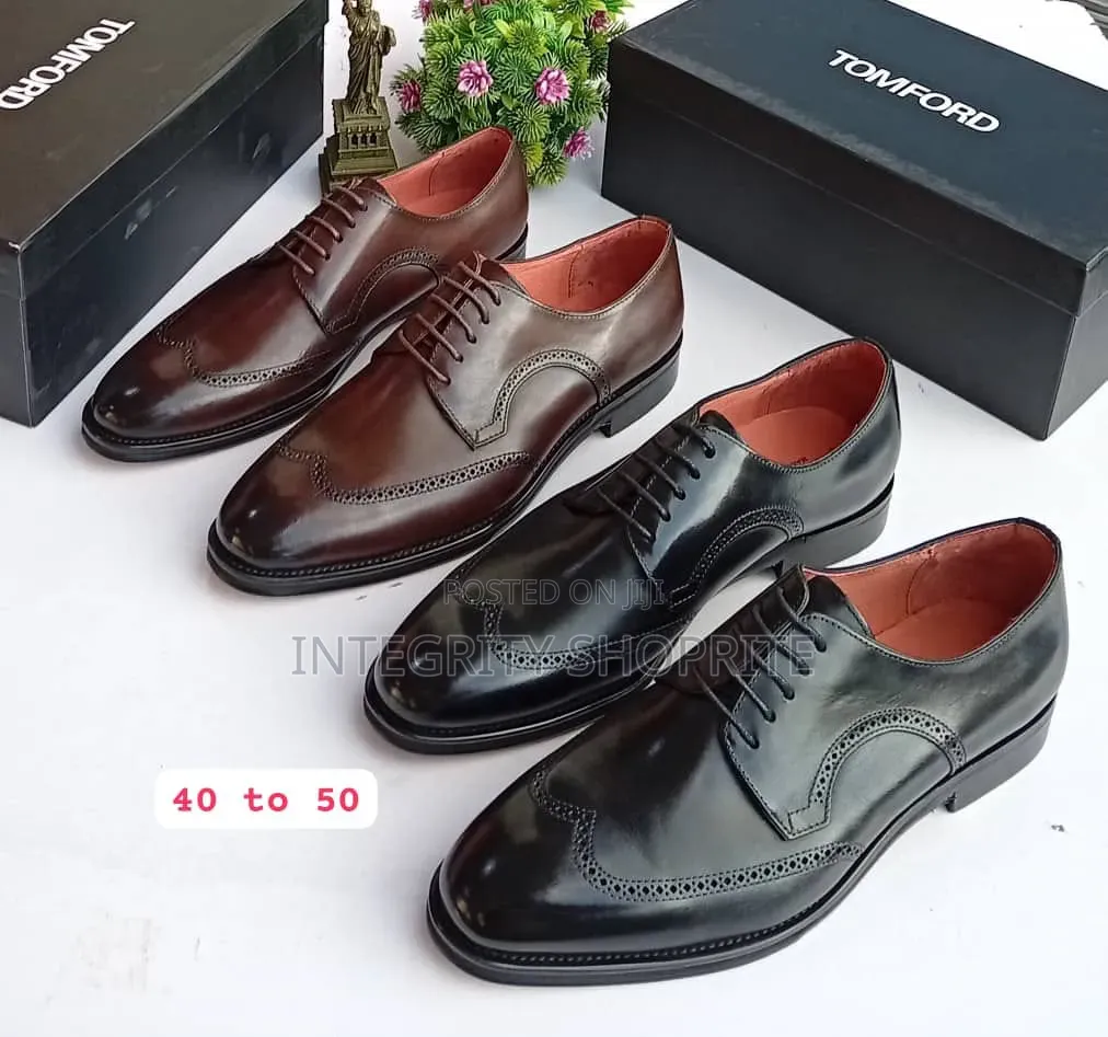 Black Leather Coperate Shoe