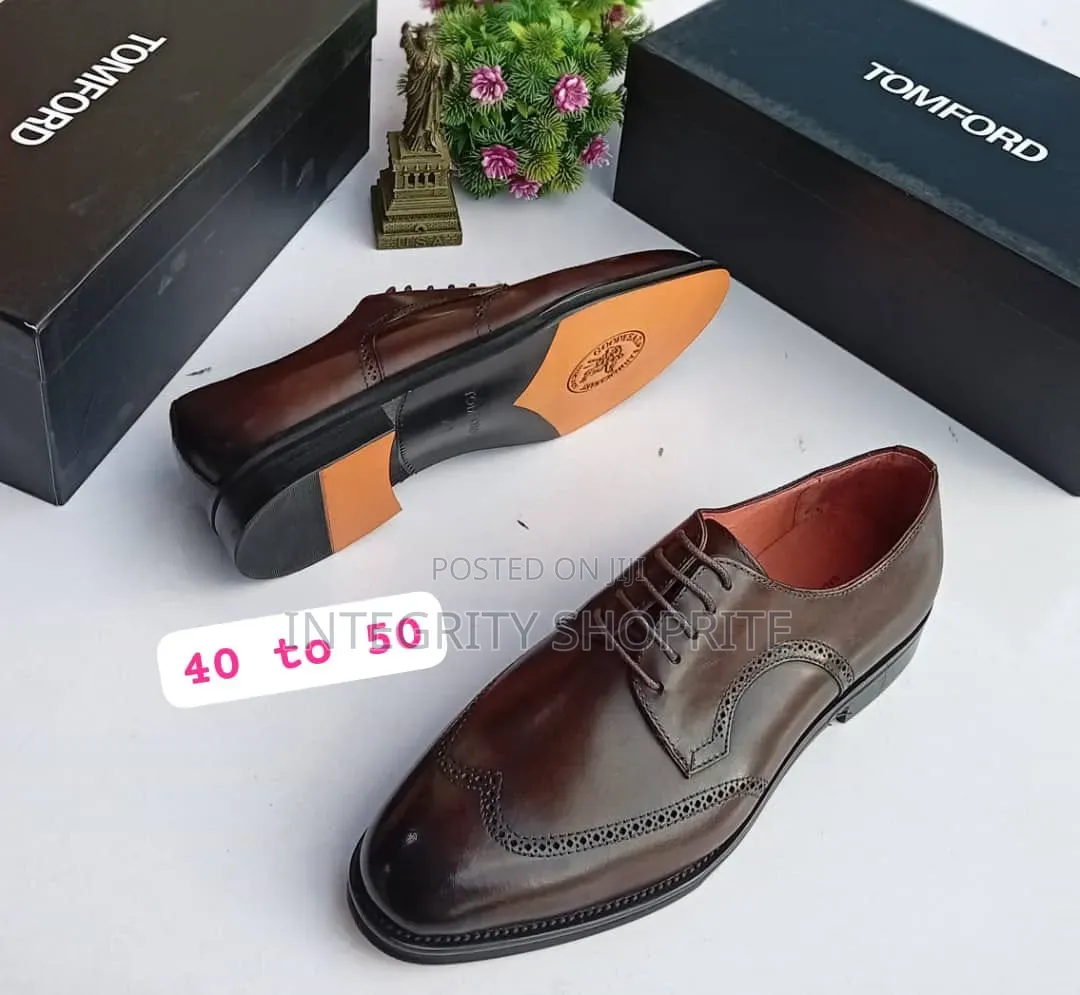 Black Leather Coperate Shoe