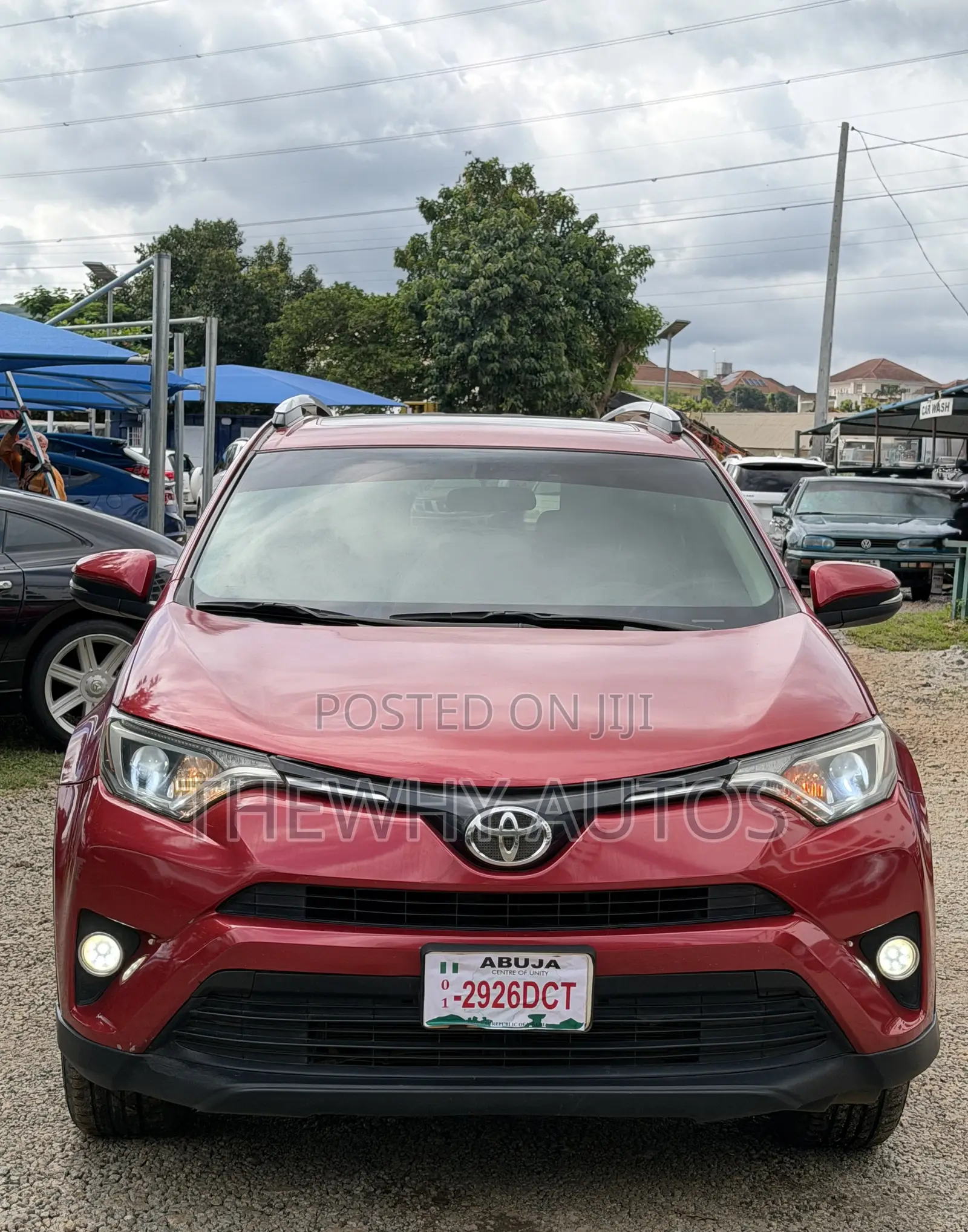 Toyota RAV4 XLE AWD (2.5L 4cyl 6A) 2016 Red