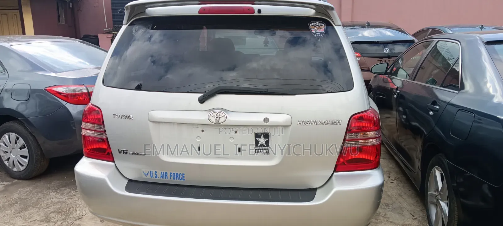 Toyota Highlander Limited V6 AWD 2003 Silver