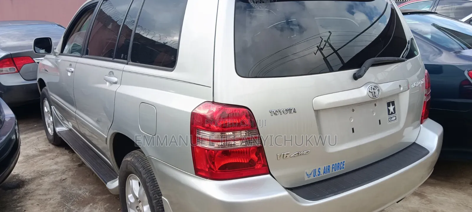 Toyota Highlander Limited V6 AWD 2003 Silver