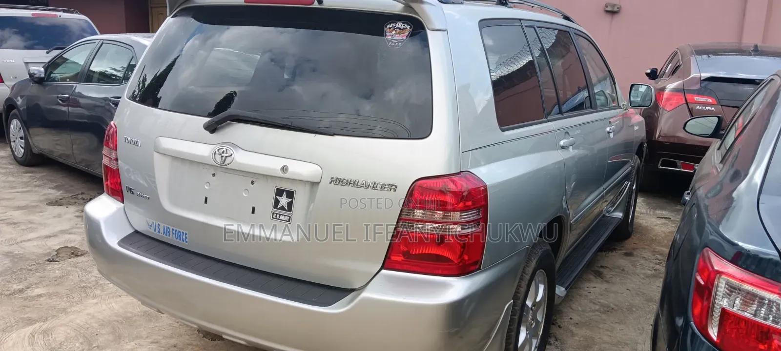 Toyota Highlander Limited V6 AWD 2003 Silver