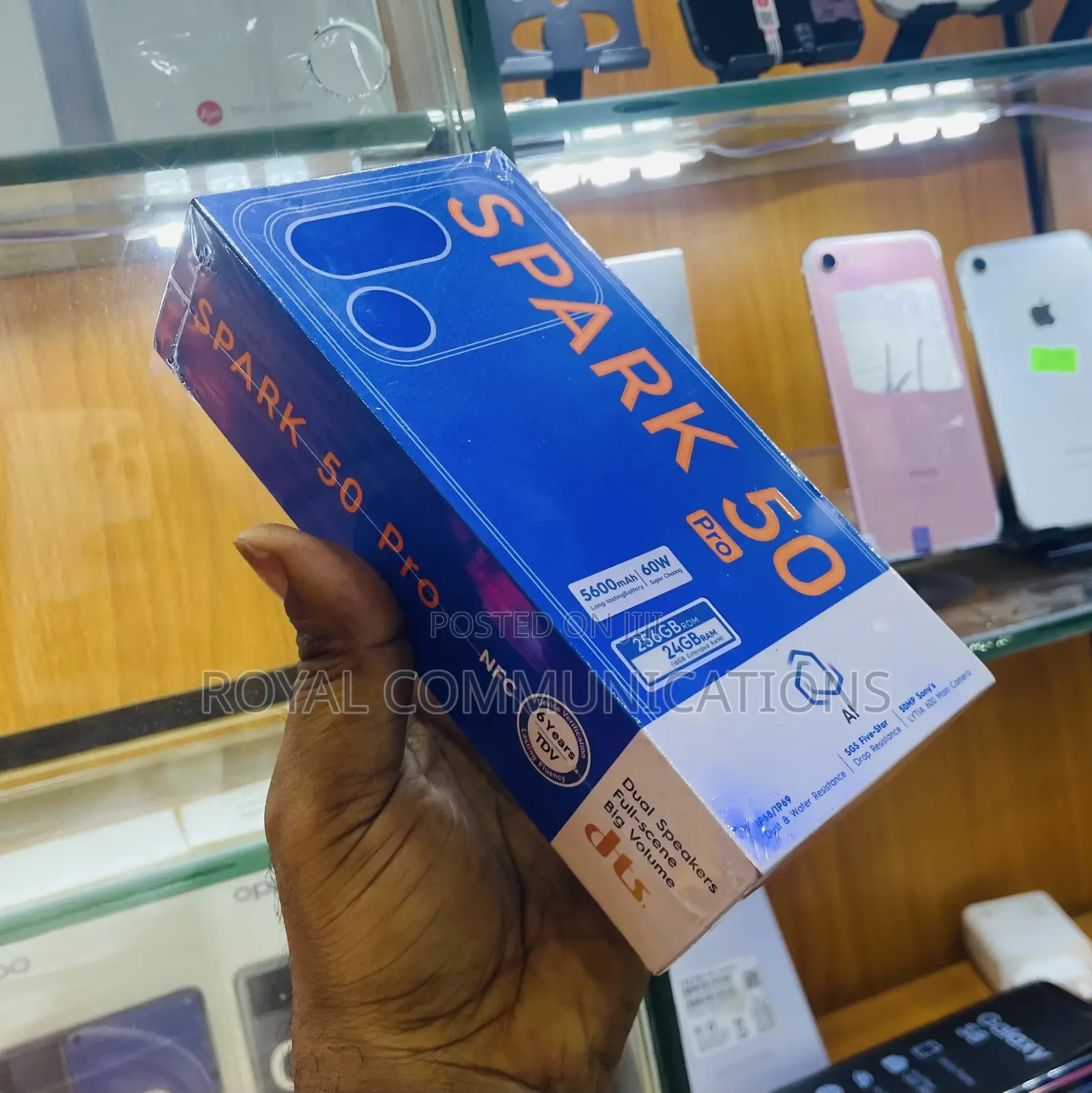 New Tecno Spark 50 Pro 256 GB Black