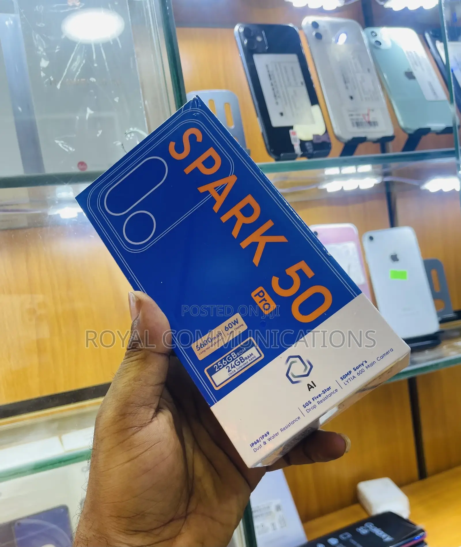 New Tecno Spark 50 Pro 256 GB Black