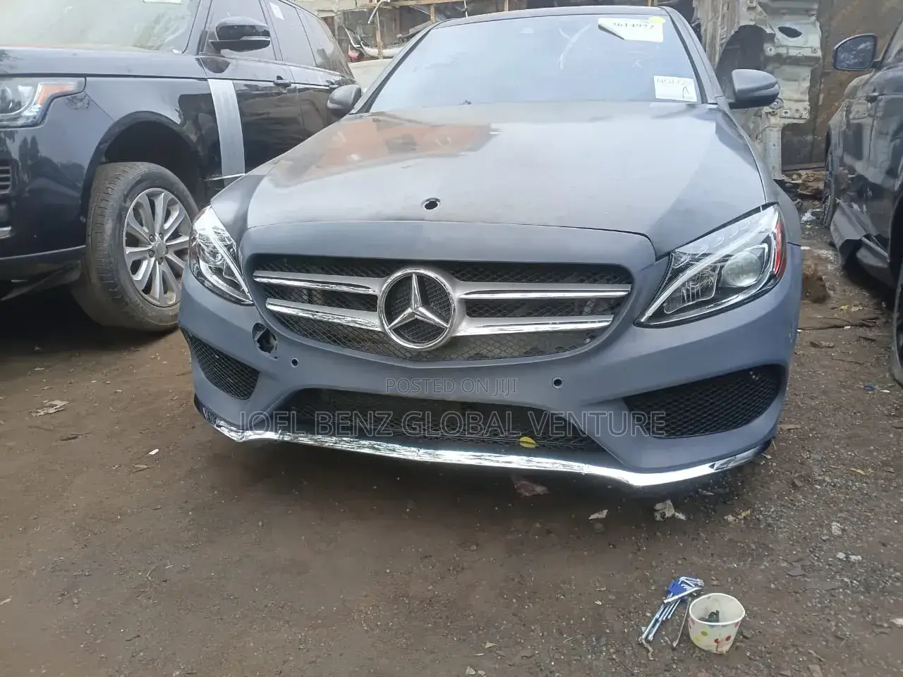Front Accidental C300 2015 Fixed and Face-Lifted With Led Headlight