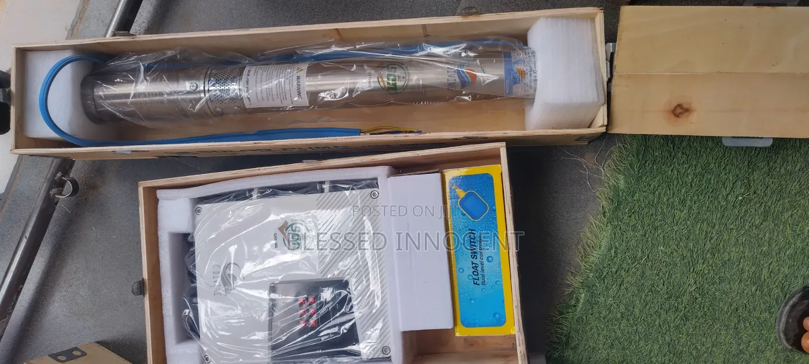 1HP Solar Submersible Water Pump 3.5m3/H High Head 95m AC/DC