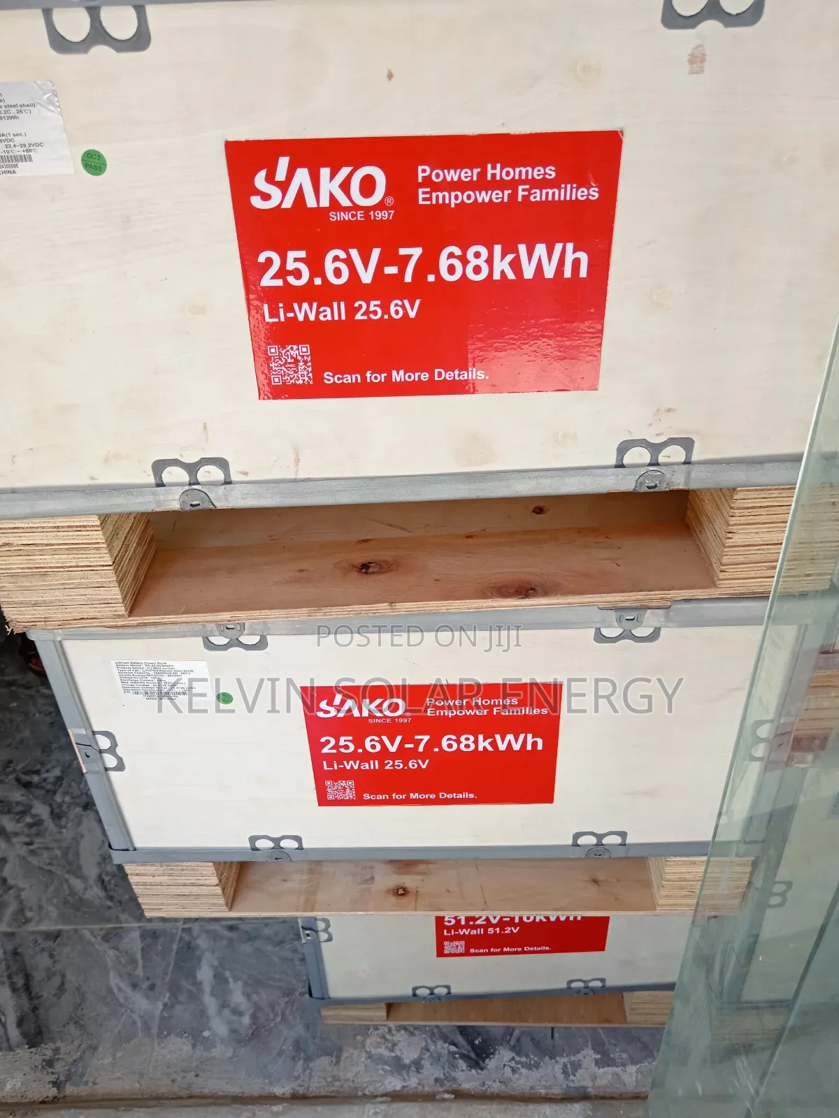 7.68kwh Sako Lithium Ion Battery 24v