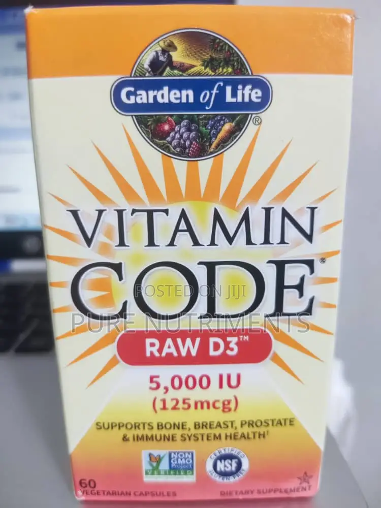 Garden of Life Vitamin Code RAW D3 Whole Food VitaminD3 Supplement