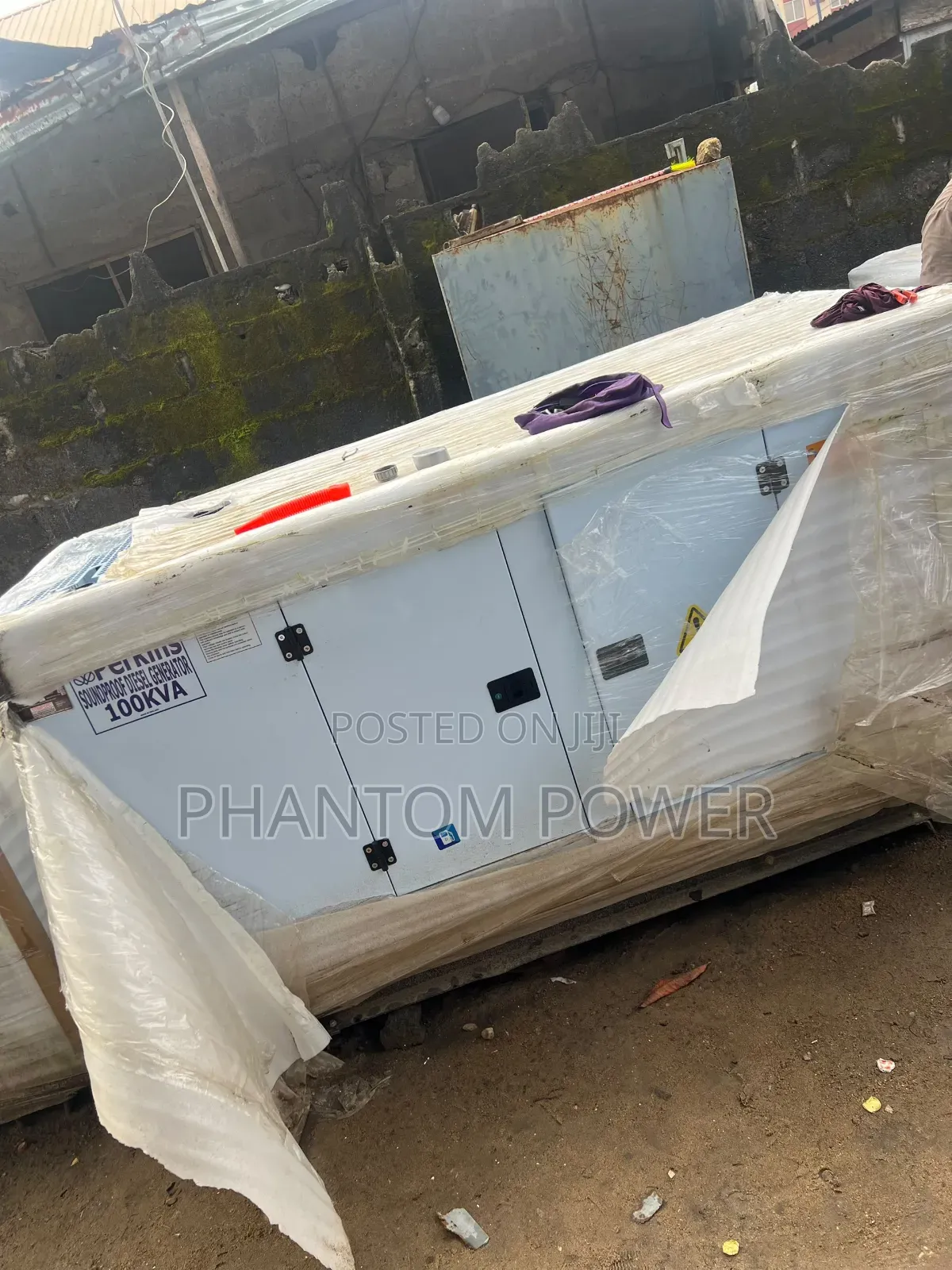 Original UK 100kva Perkins Diesel Soundproof Generator [100% Copper]