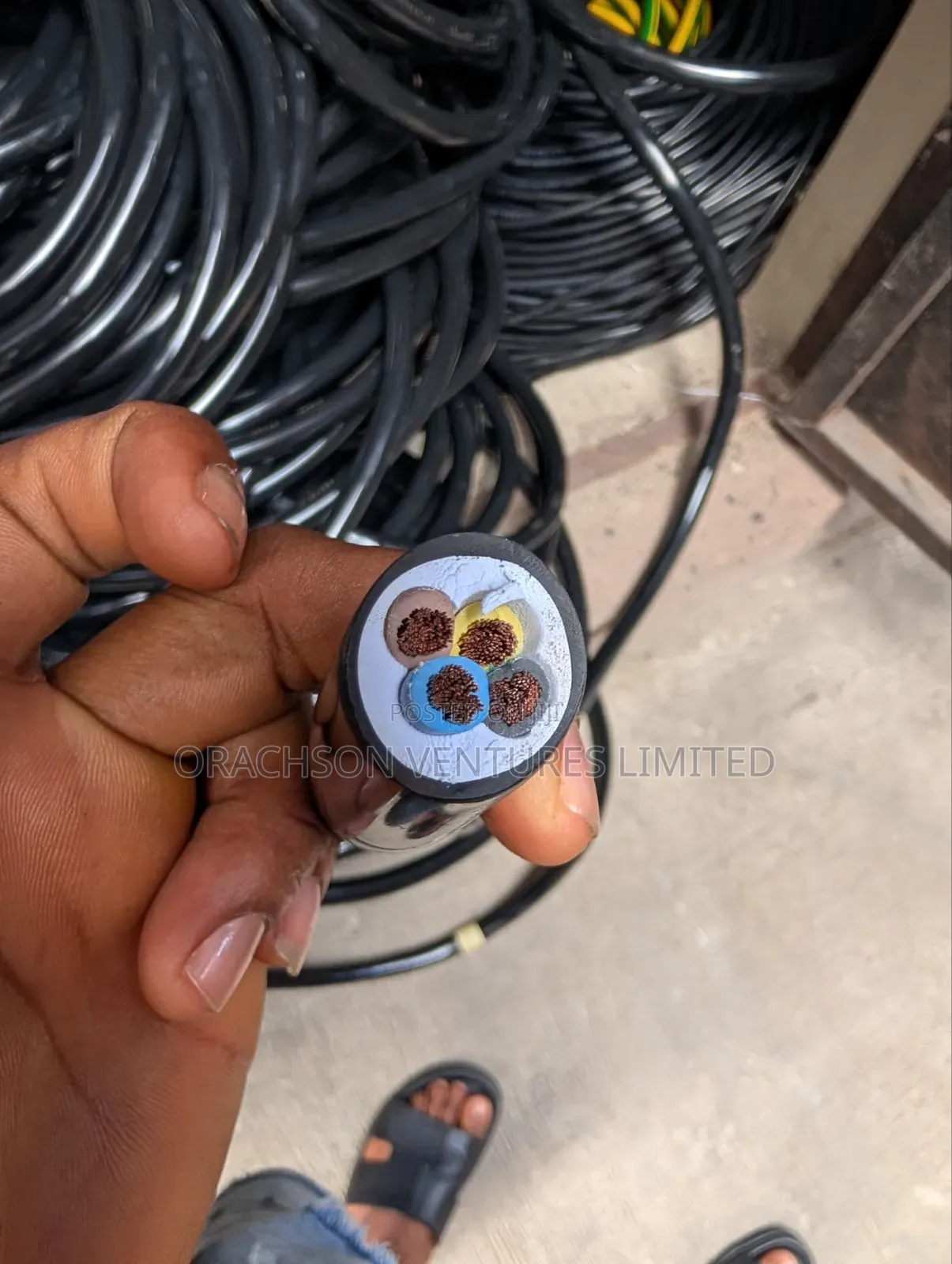 16mm2x4core TRS Flexible Fire Resistant Cable