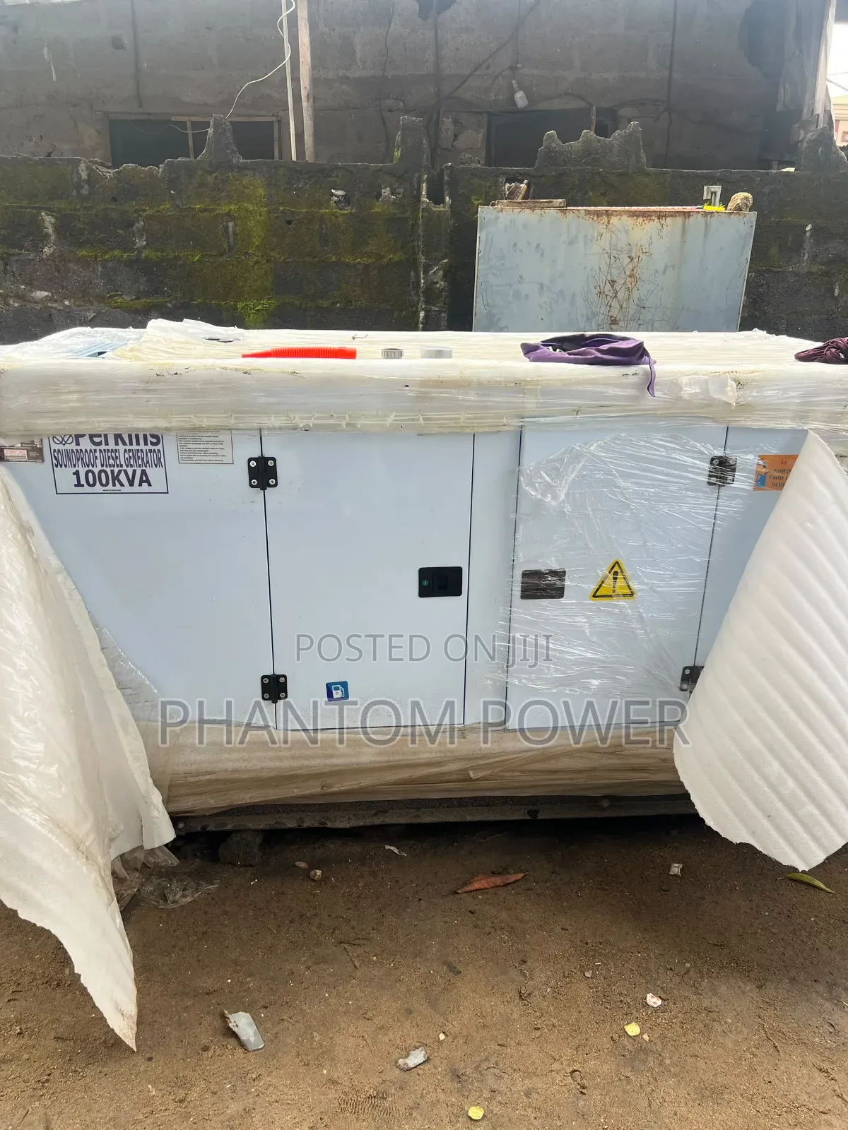Original UK 100kva Perkins Diesel Soundproof Generator [100% Copper]