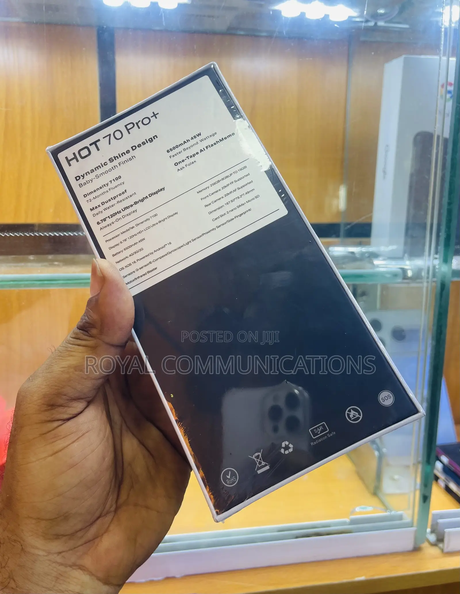 New Infinix Hot 70 Pro 256 GB