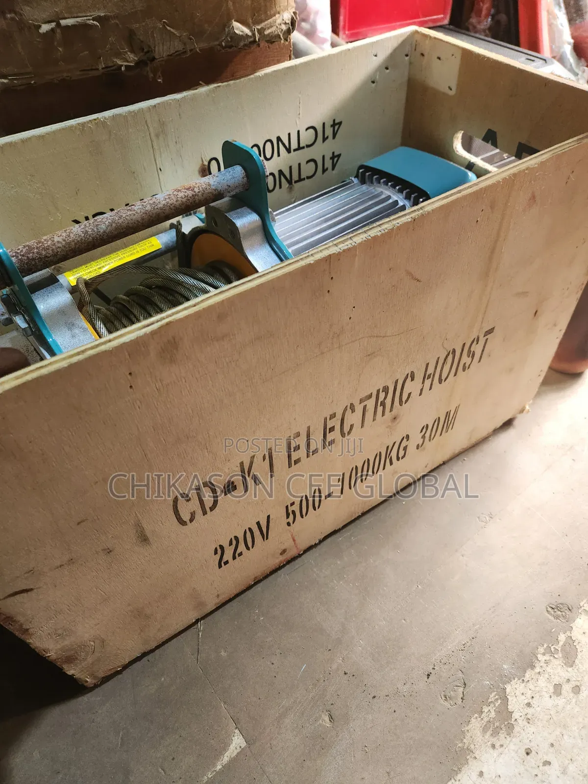 1000kg X 30M Eelectric Hoist (Winch)