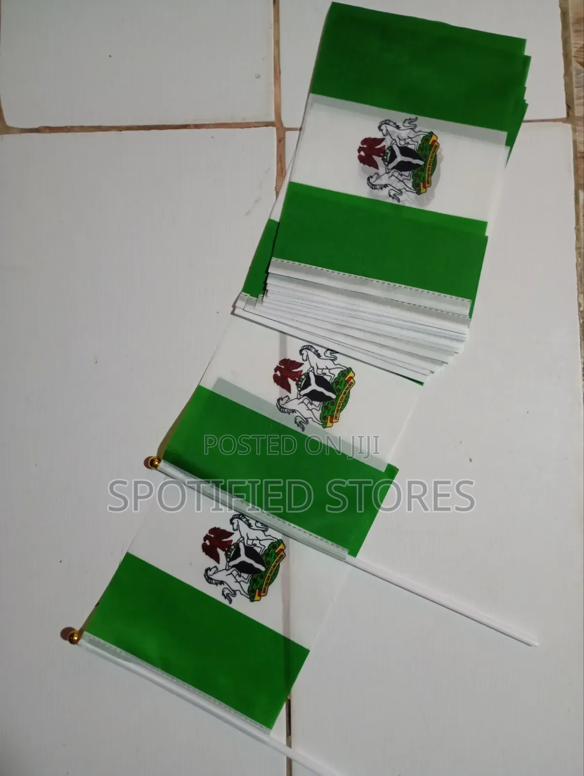 Nigeria Hand Flag