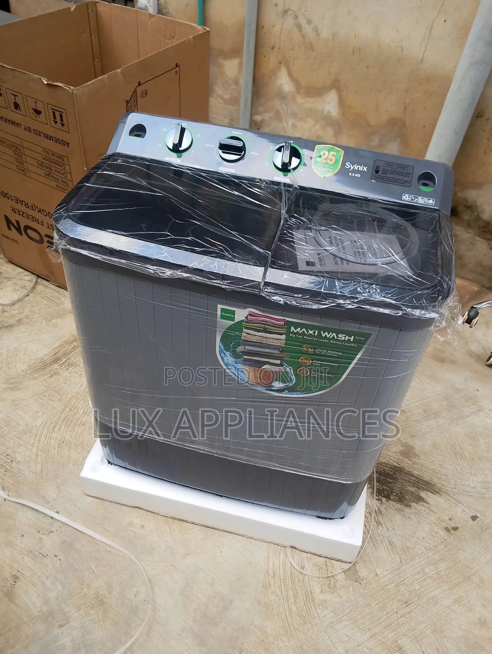 Syinix 8.5kg Twin Tub Washing Machine for Home