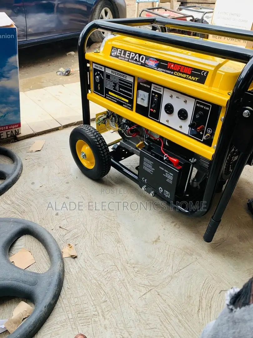 Elepaq Constant 11KVA” SV22000E2. 100% Copper. 10yrs Warranty