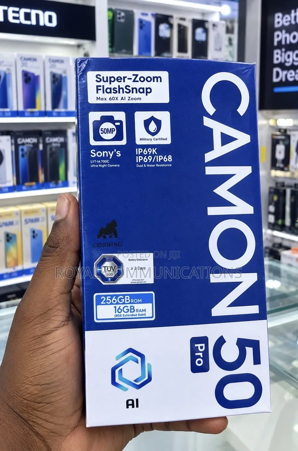 New Tecno Camon 50 Pro 256 GB