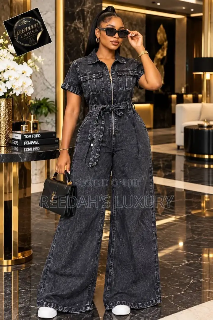 Women’s Denim Utility Jumpsuit