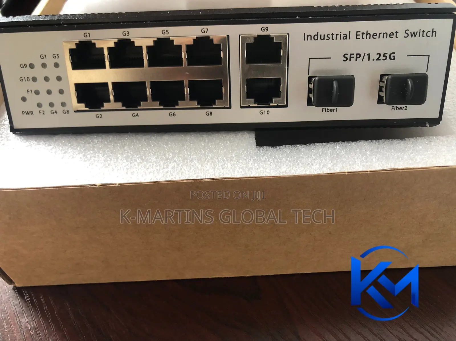 8 Port Industrial Gigabit PoE Switch Ethernet Network Switch 2 SFP