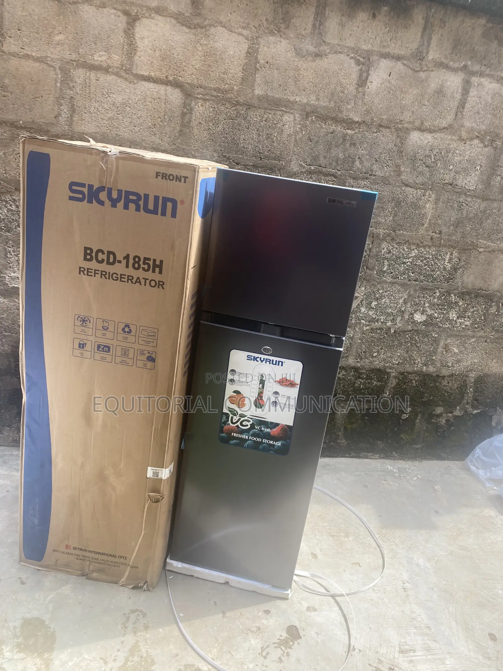 SKYRUN 180L BCD-185H Food Storage Fridge