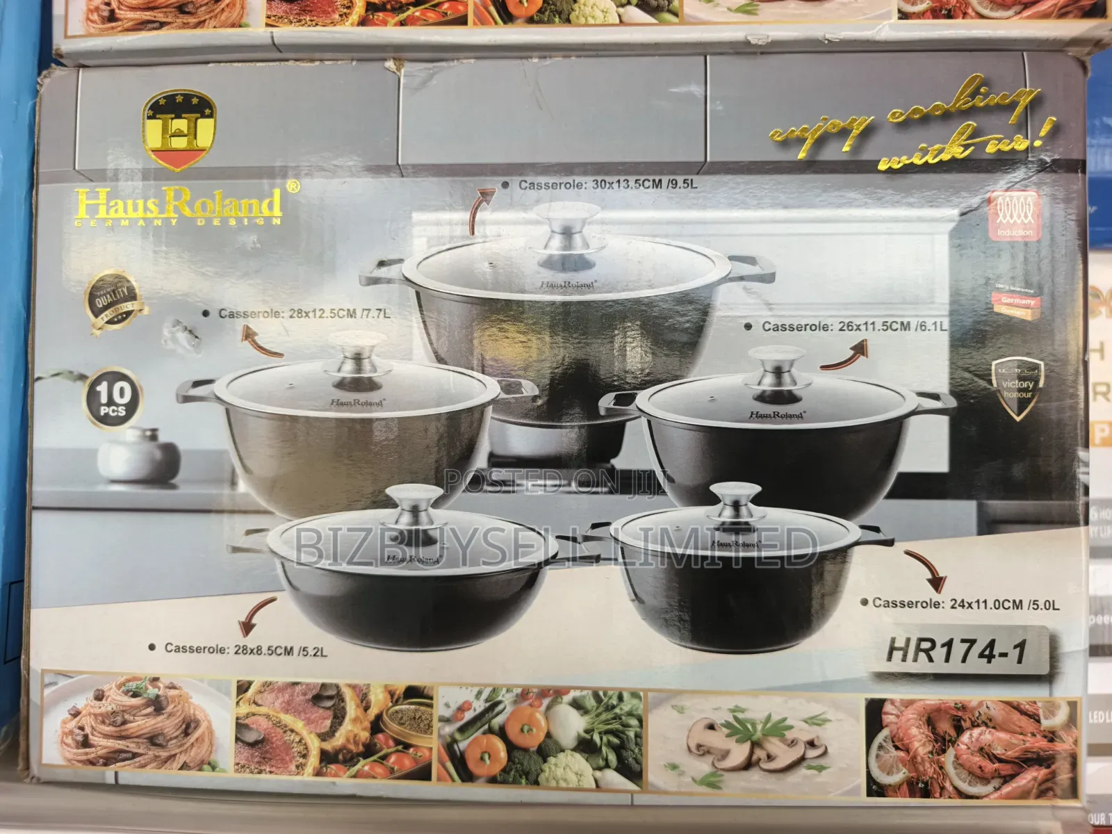 5 Piece Die-Cast Aluminum Cookware Set.