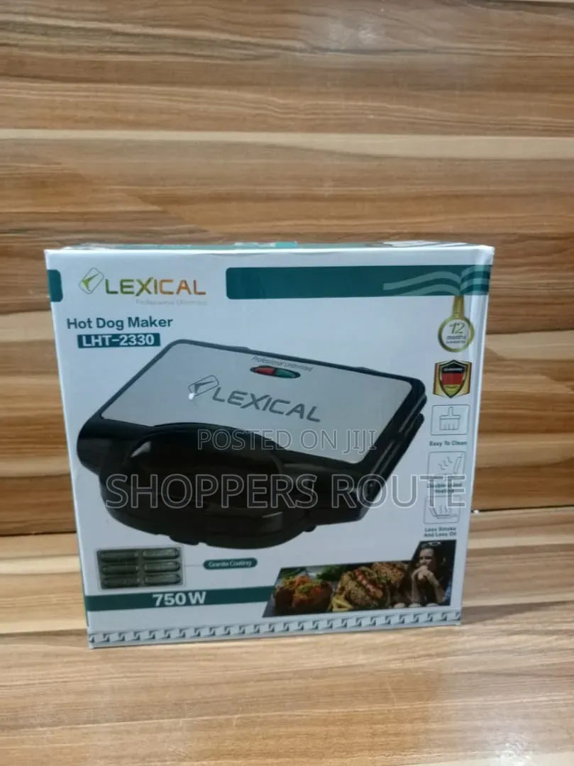 Lexical LHT-2330 Hot Dog Maker 750W Countertop Grill