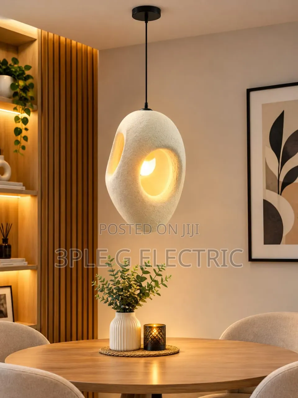 Contemporary Sculptural Pendant Light for Home Decoration