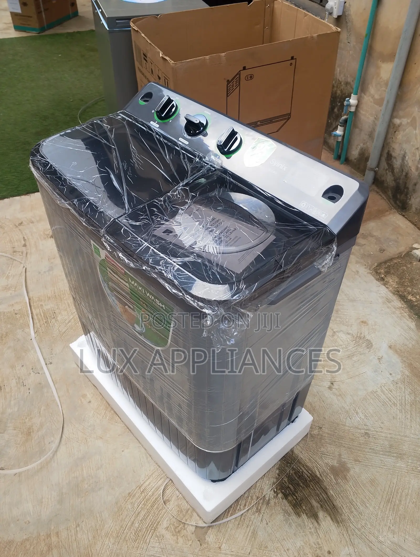 Syinix 8.5kg Twin Tub Washing Machine for Large Loads