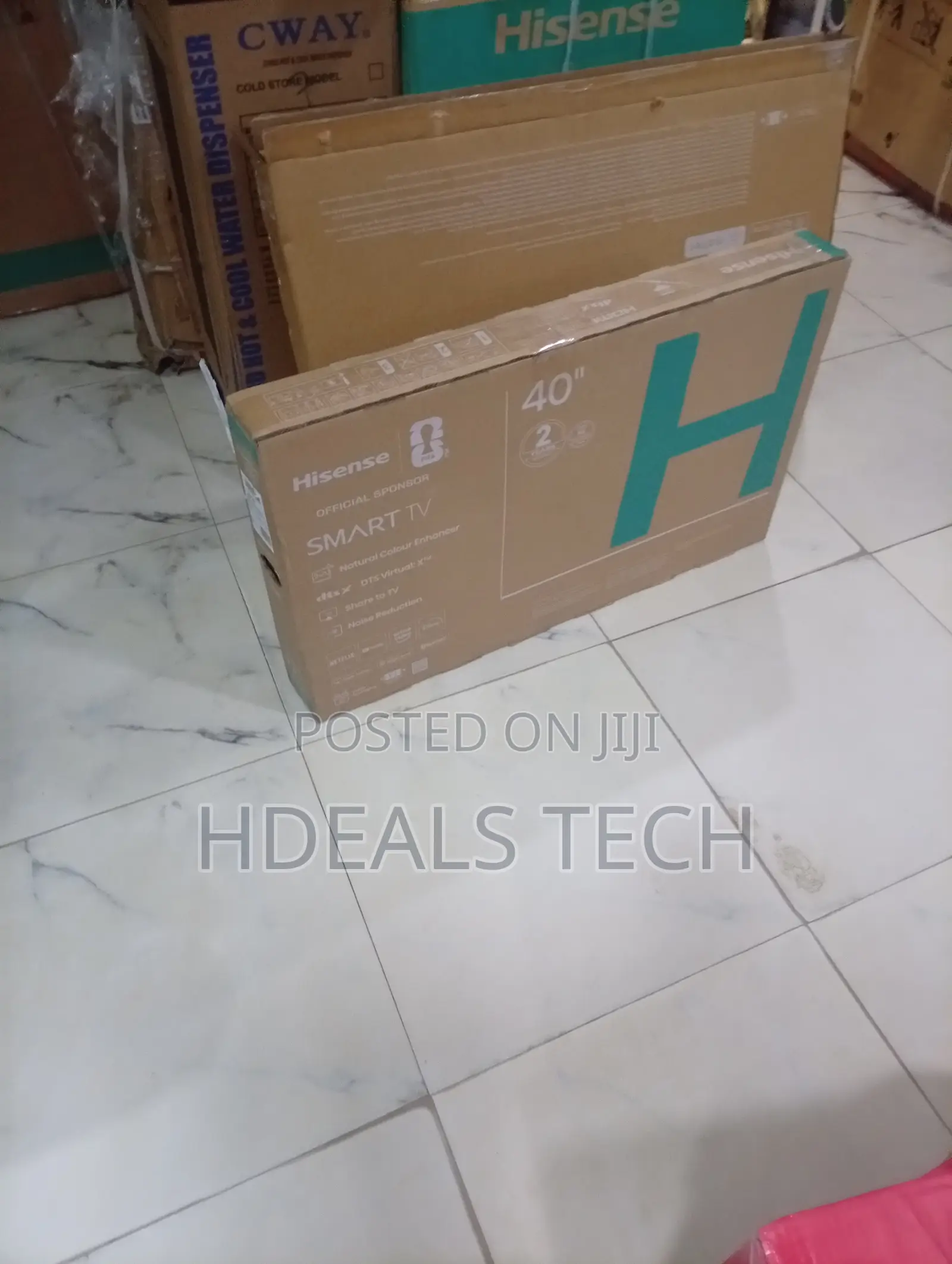 Hisense 40-Inch Full HD LED Smart TV – Premium-Looking Slim Design,