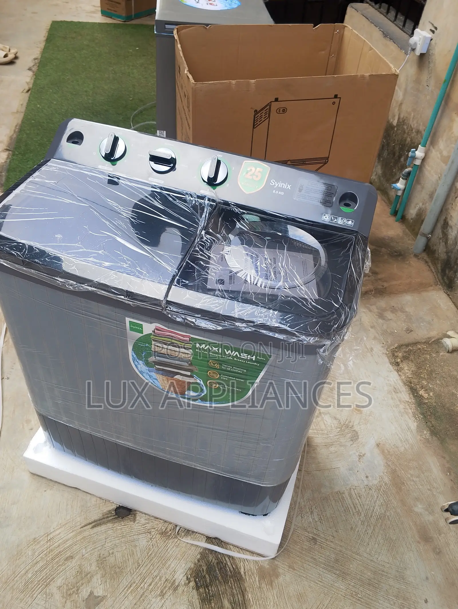 Syinix 8.5kg Twin Tub Washing Machine for Household Use