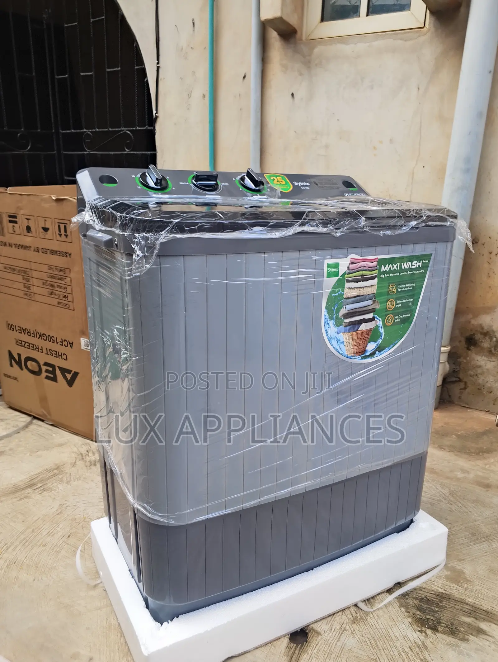 Syinix 8.5kg Twin Tub Washer With Separate Spin Tub