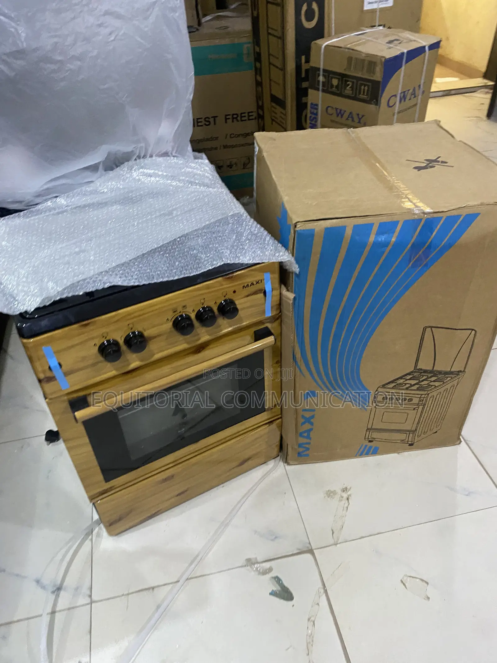 Maxi 6060 3B+1P Gas Cooker With Oven
