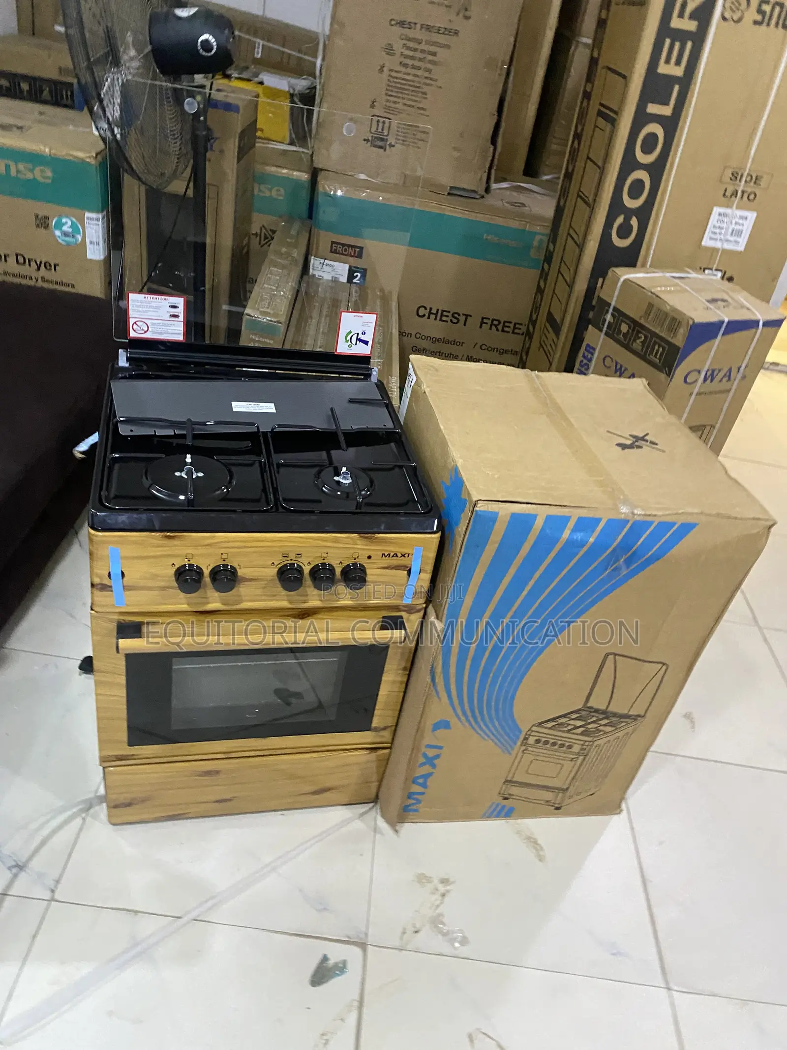 Maxi 6060 3B1P Gas Cooker With Built-in Oven