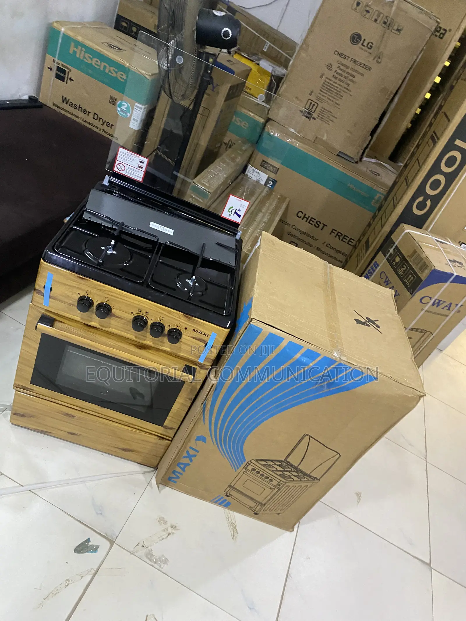 Maxi 6060 3B+1P Kitchen Cooker With Oven