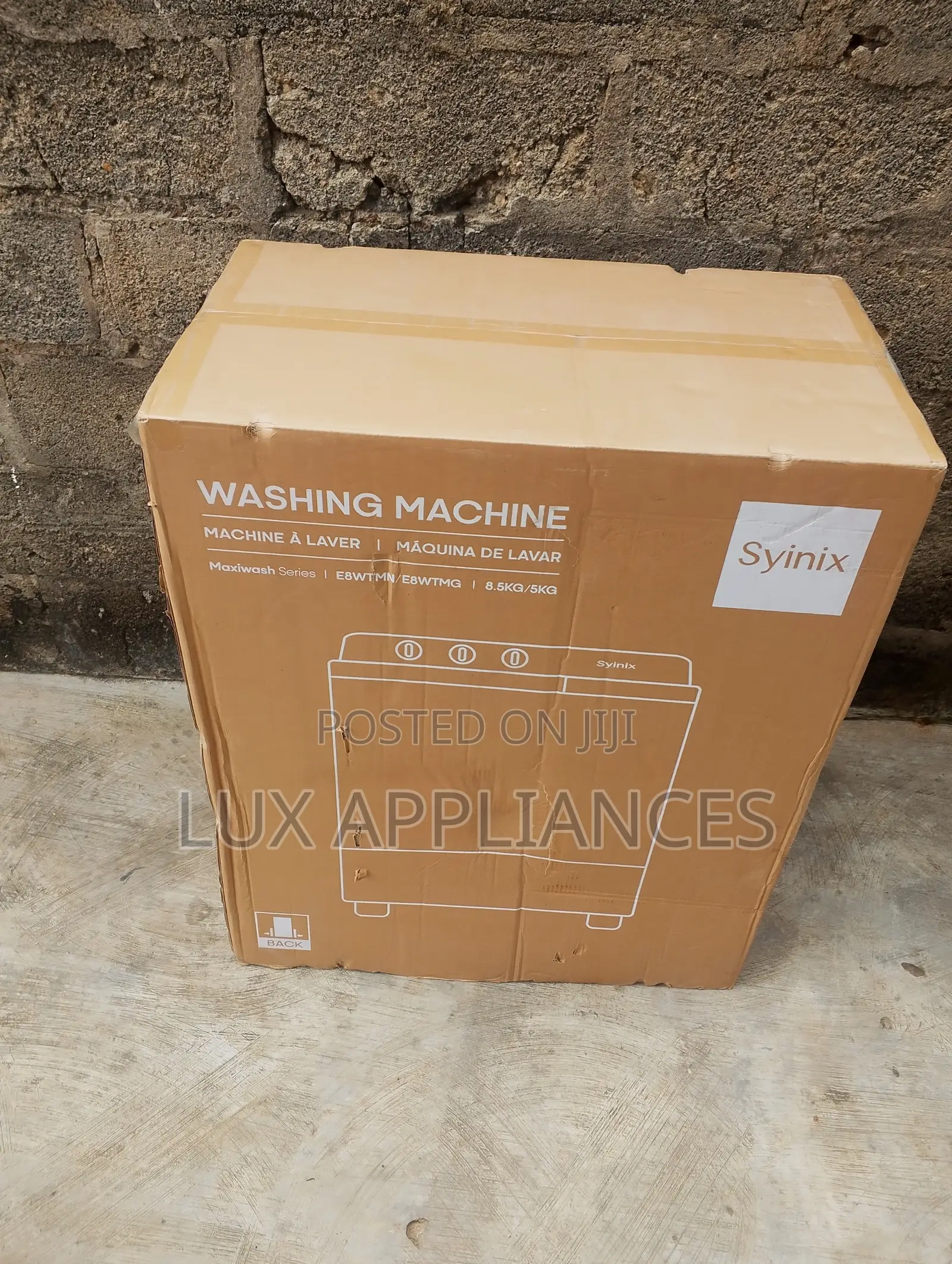 Syinix 8.5kg Twin Tub Laundry Washer With Spin Compartment
