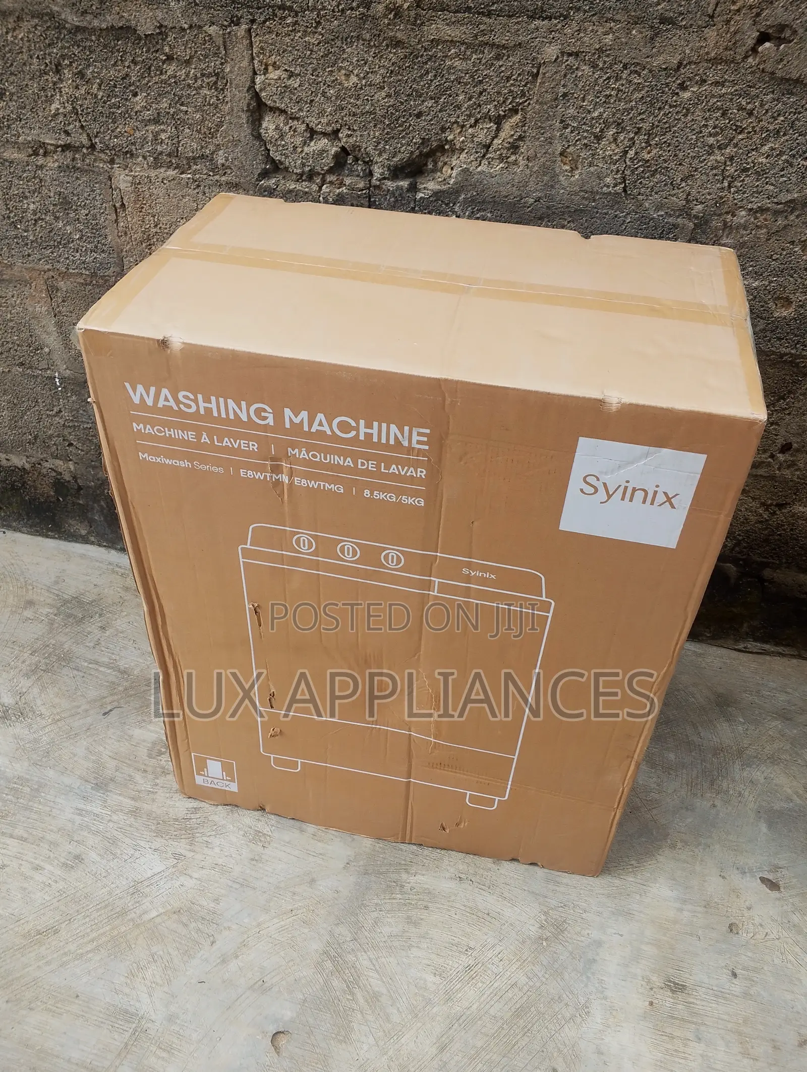 Syinix 8.5kg Twin Tub Laundry Washer With Spin Compartment